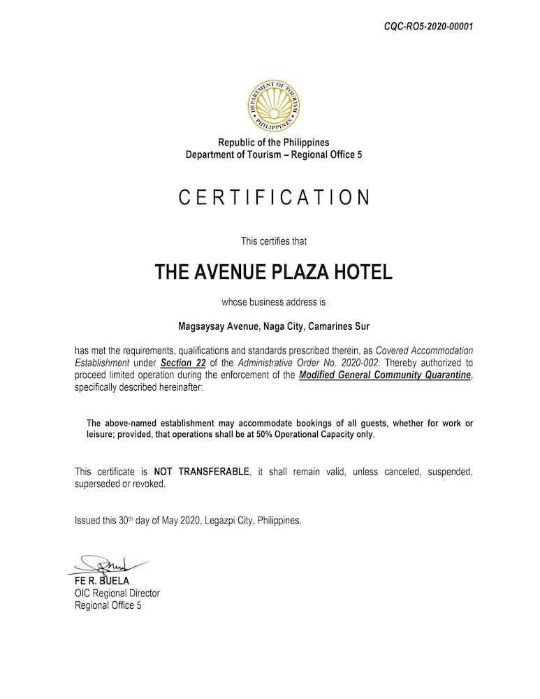 The Avenue Plaza Hotel Naga  Exterior foto